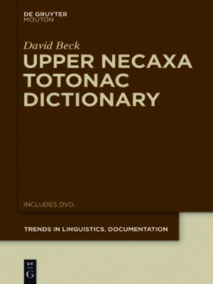 cover image of Upper Necaxa Totonac Dictionary